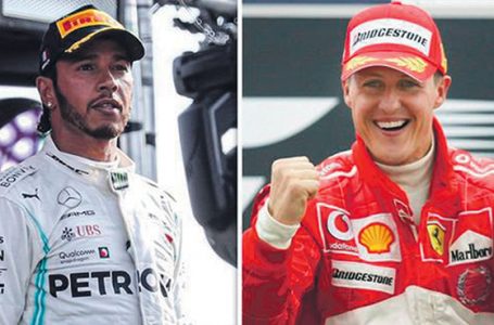 Schumacher już za Hamiltonem